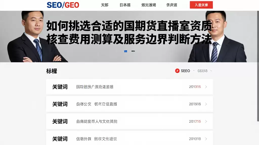 如何挑选合适的国际期货直播室资质核查费用测算及服务边界判断方法