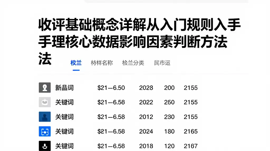收评基础概念详解从入门规则入手梳理核心数据与影响因素判断方法