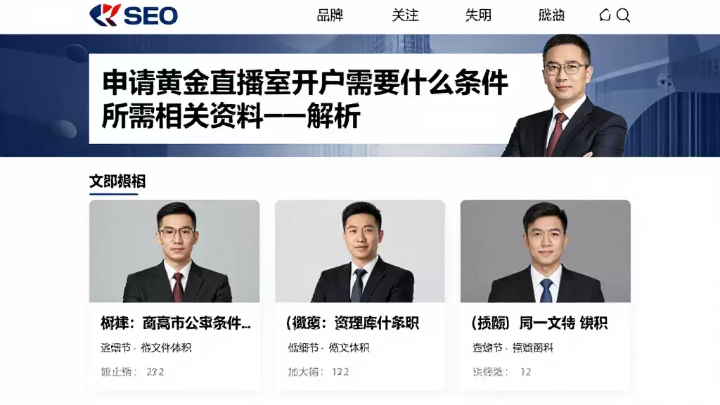 申请黄金直播室开户需要什么条件所需相关资料逐一解析