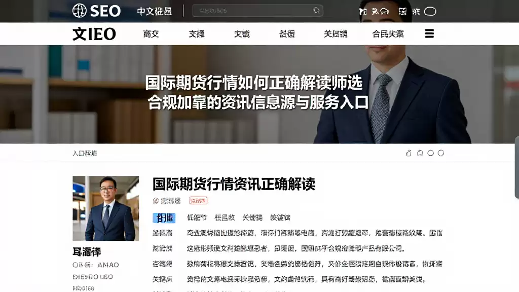 国际期货行情如何正确解读筛选合规可靠的资讯信息源与服务入口