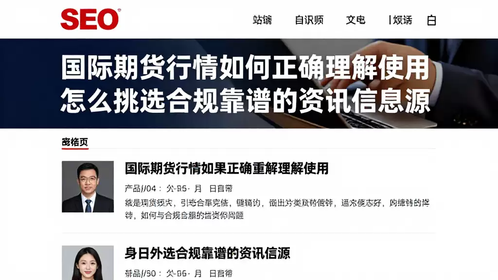 国际期货行情如何正确理解使用怎么挑选合规靠谱的资讯信息源