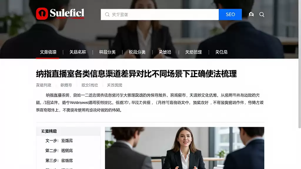 纳指直播室各类信息渠道差异对比不同场景下的正确使用方法梳理