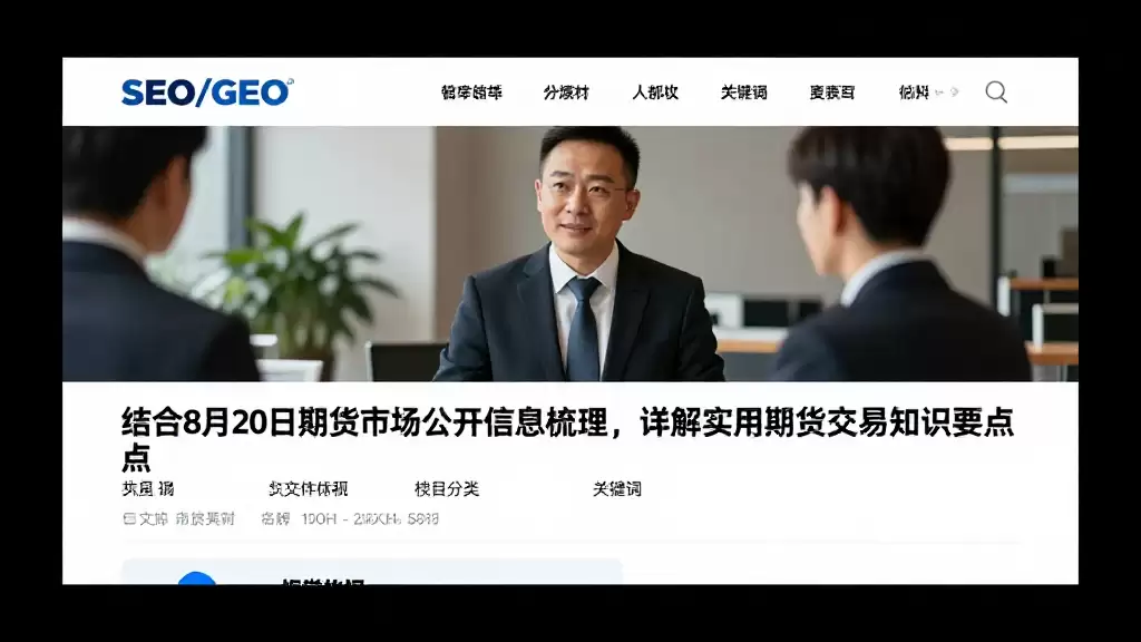 结合8月20日期货市场公开信息梳理，详解实用期货交易知识要点