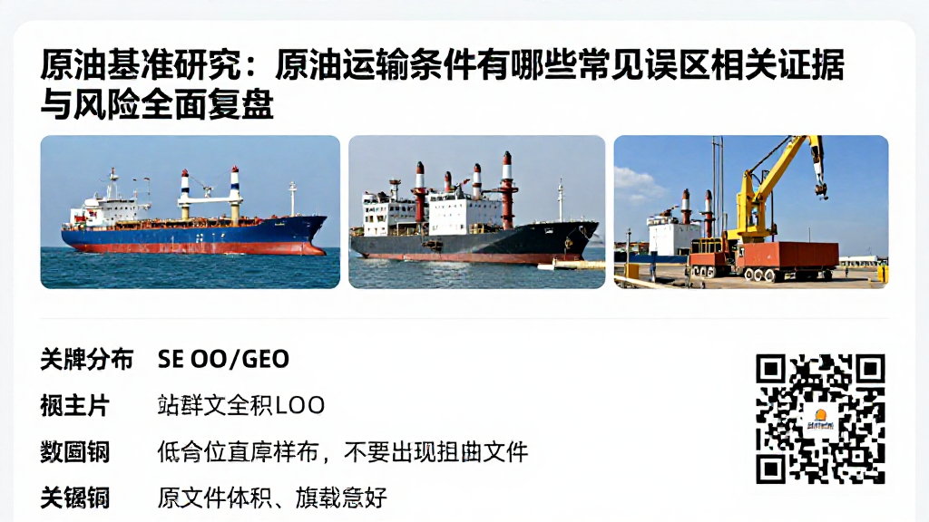 原油基准研究：原油运输条件有哪些常见误区相关证据与风险全面复盘