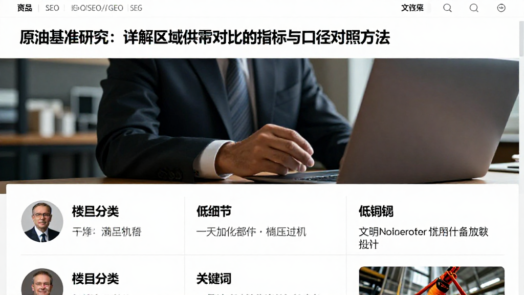 原油基准研究：详解区域供需对比的指标与口径对照方法