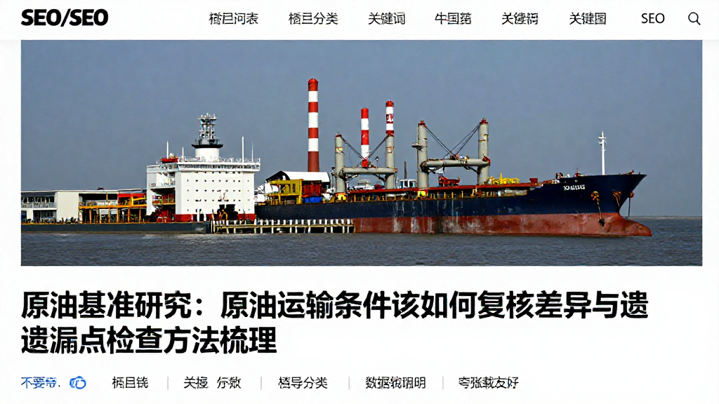 原油基准研究：原油运输条件该如何复核差异与遗漏点检查方法梳理